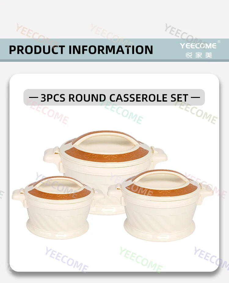Custom Logo Hot Pot Food Warmer Set Good Price Food Warmer Container 2.