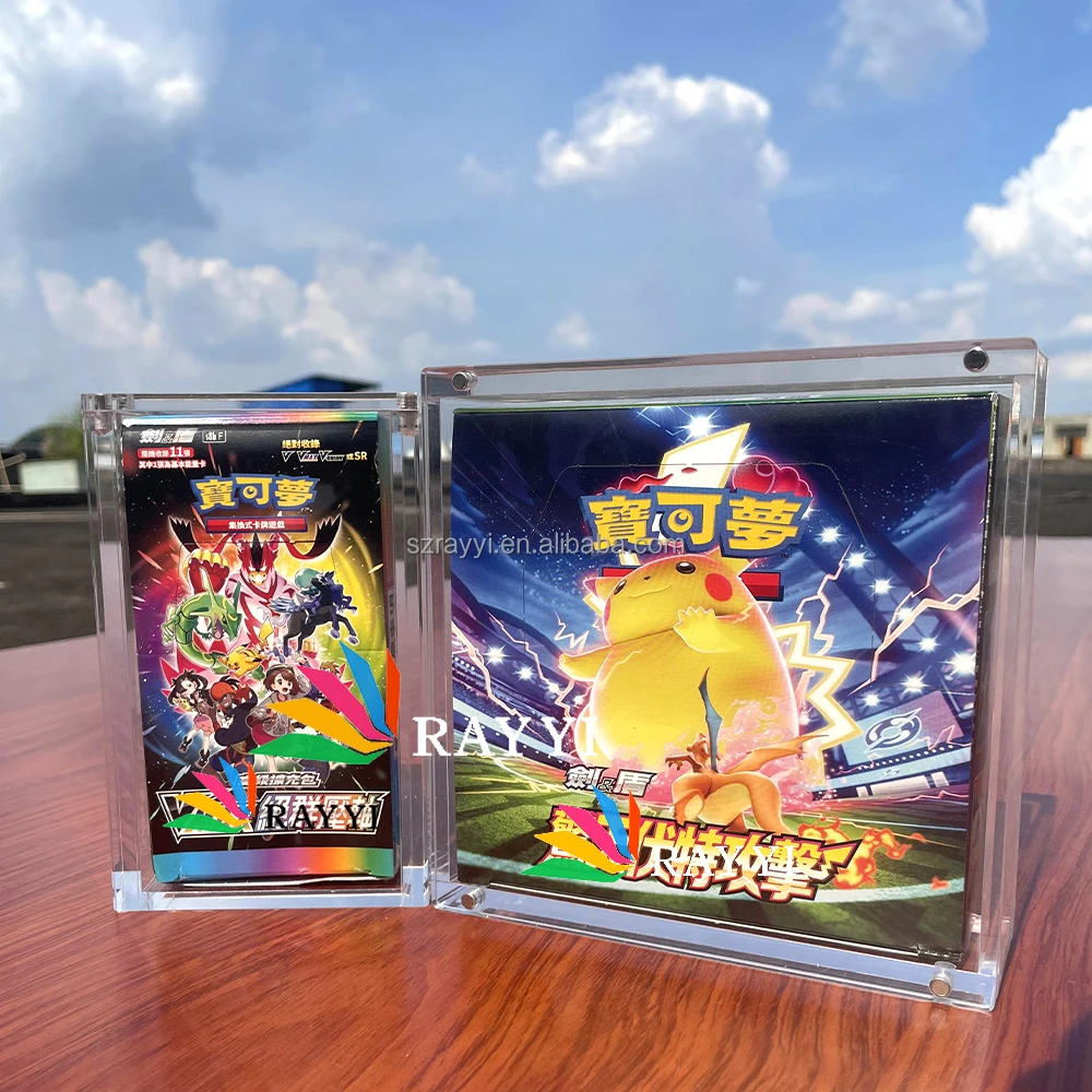 Ray Yi Strong Uv Pokemon Elite Trainer Box Acrylic Protective