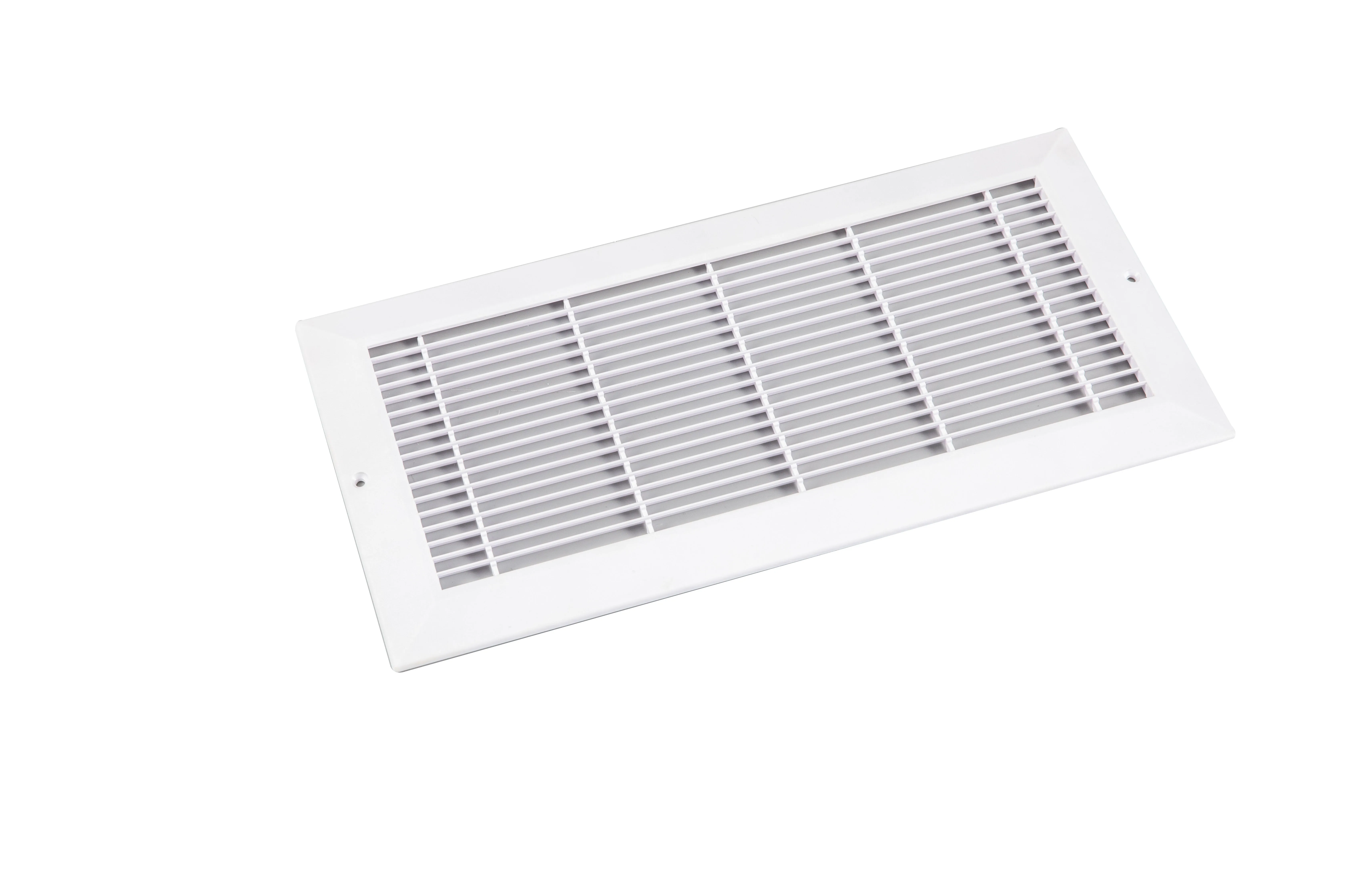 14" X 8" Hvac Return Air Grille Plastic Never Rust Vent For Wall & Ceiling,Air Return,White Air