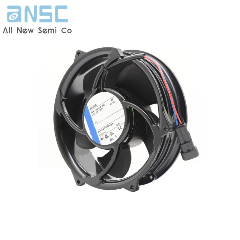 Original Axial fan 6314HR-900 17CM 17251 24V 36W brand new fan with plug