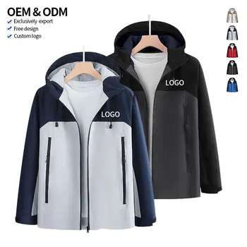 Custom Made Trekking Jacket Water Repellent Technology Outdoor Hiking Windproof Breathable Worldwide Supply Durable Coat