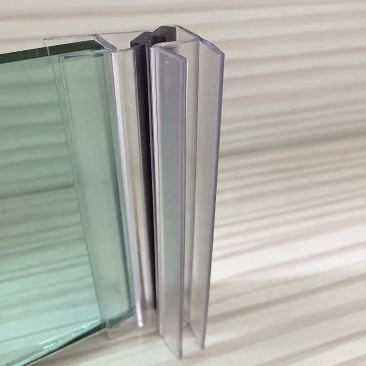 Bathroom Door  Accessories Frameless Glass Shower Door Waterproof Magnet  Seal 180 Degree Magnetic PVC Seal Strip