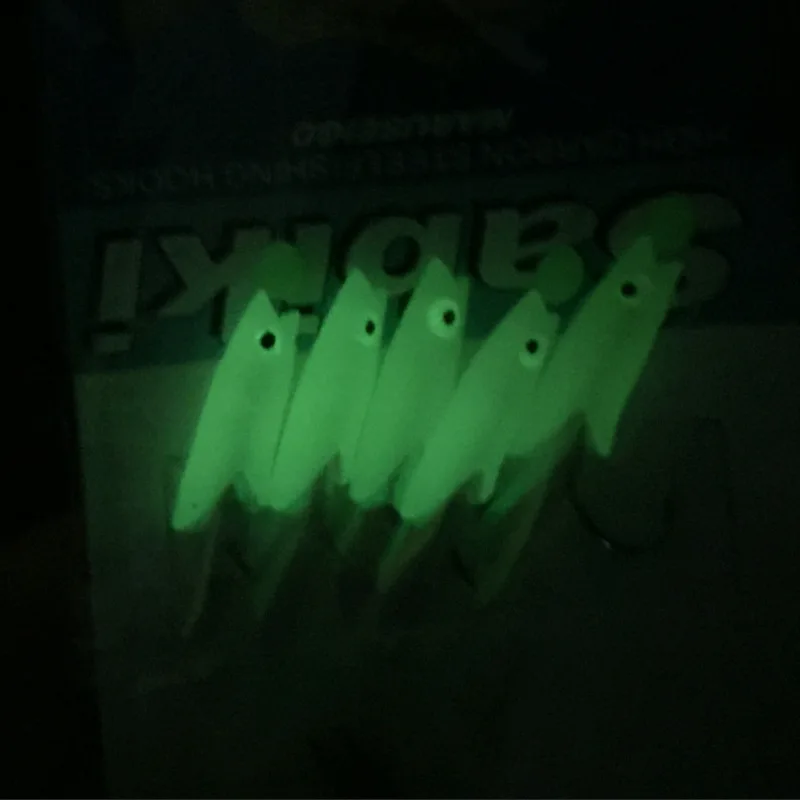 Fishing Sabiki bait rigs luminous fish