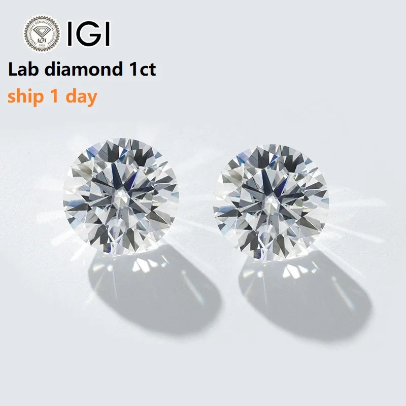 Starsgem Carat HPHT Cvd Diamond DEF Color VS VVS Round Brilliant Cut  Exclusive Lab Grown Loose Diamond Prices