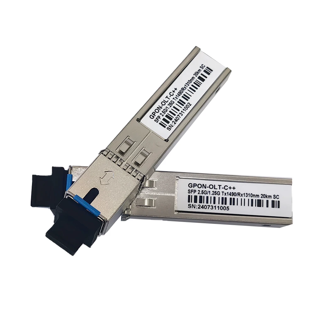Cheaper suitable for ZTE mikrotik   GPON OLT PON SFP Module C+/C++/C+++ 2.5/1.25Gbps PON Optical Transceiver