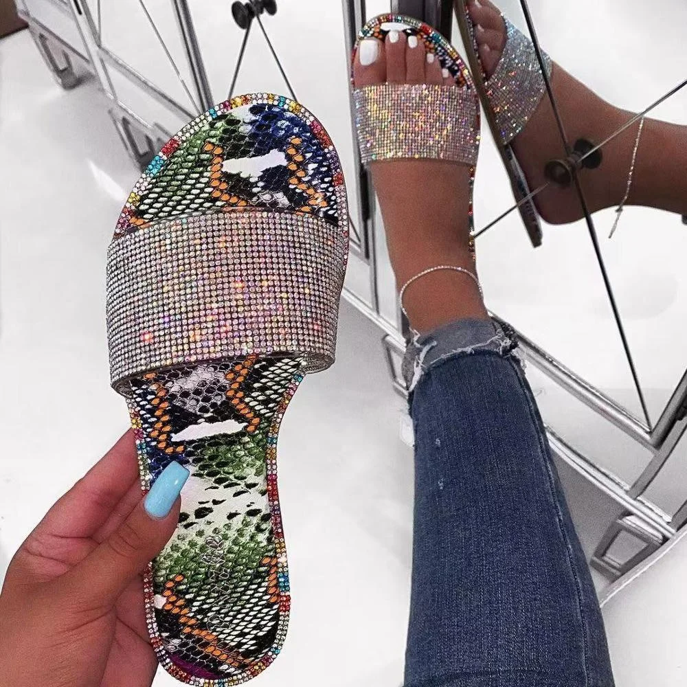 ladies sparkly sandals