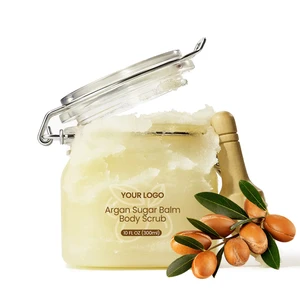 Nourishing Revitalizing Body Scrub with Infused Coconut Oil & Shea Butter Gentle Polish for Sensitive & Dry Skin Daily Glow