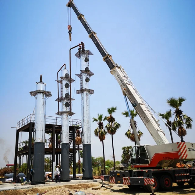 50Tons Full Continuous Low Factory Price Mini Refinery for Gas Condensate