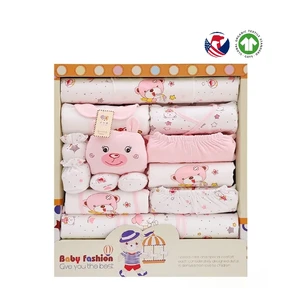 Wholesale 0-1YEAR 100% Cotton Baby Clothes Gift Set for Newborn