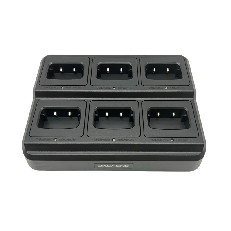 BAOFENG 888S – Caricatore Multiplo Per 6 Radio, Compatibile Con BF-888S, H-777, E Batterie (1 Pezzo)