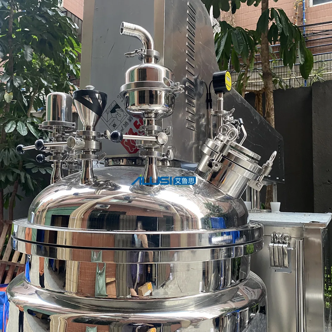 Оборудование для производства крема ухода за кожей 500 л гелевый вакуумный гомогенизатор эмульгатор миксер косметическая машина