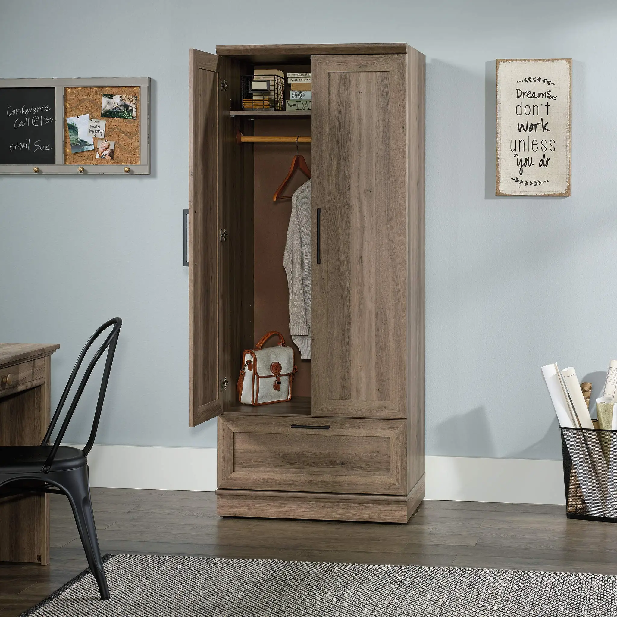 Modern Wardrobe Saving Space Corner Wardrobe Bedroom Furniture Wardrobe
