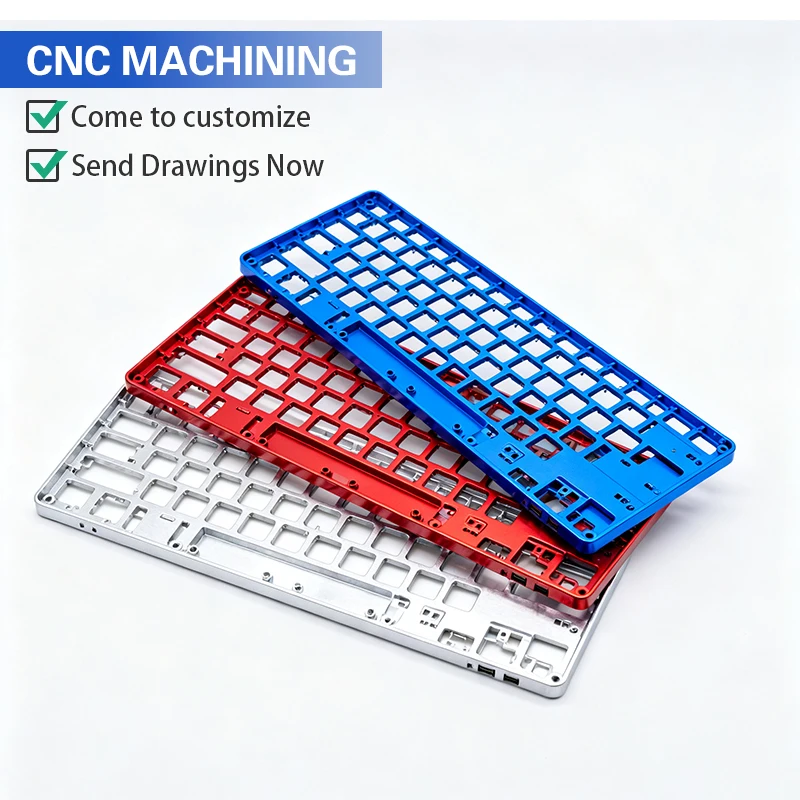 CNC Custom Machining Parts Precision Programming Processing Service CNC Manufacturing Gaming Mechanical Keyboard Cnc