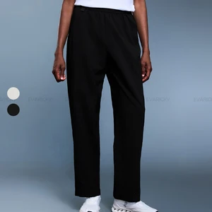 Comfortable Nylon Lightweight Windproof Warm Outdoor Sports Pants Thin Fleece Loose Casual Straight Active Sweatpants for Women