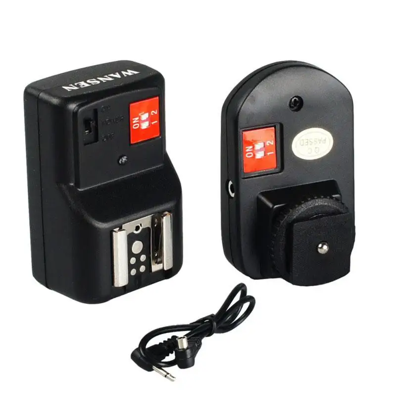 2020 WANSEN PT-04GY Flash Transmitter Wireless Remote Speedlite Flash  Trigger/Synchronizer for Canon Nikon Olympus DSLR Camera