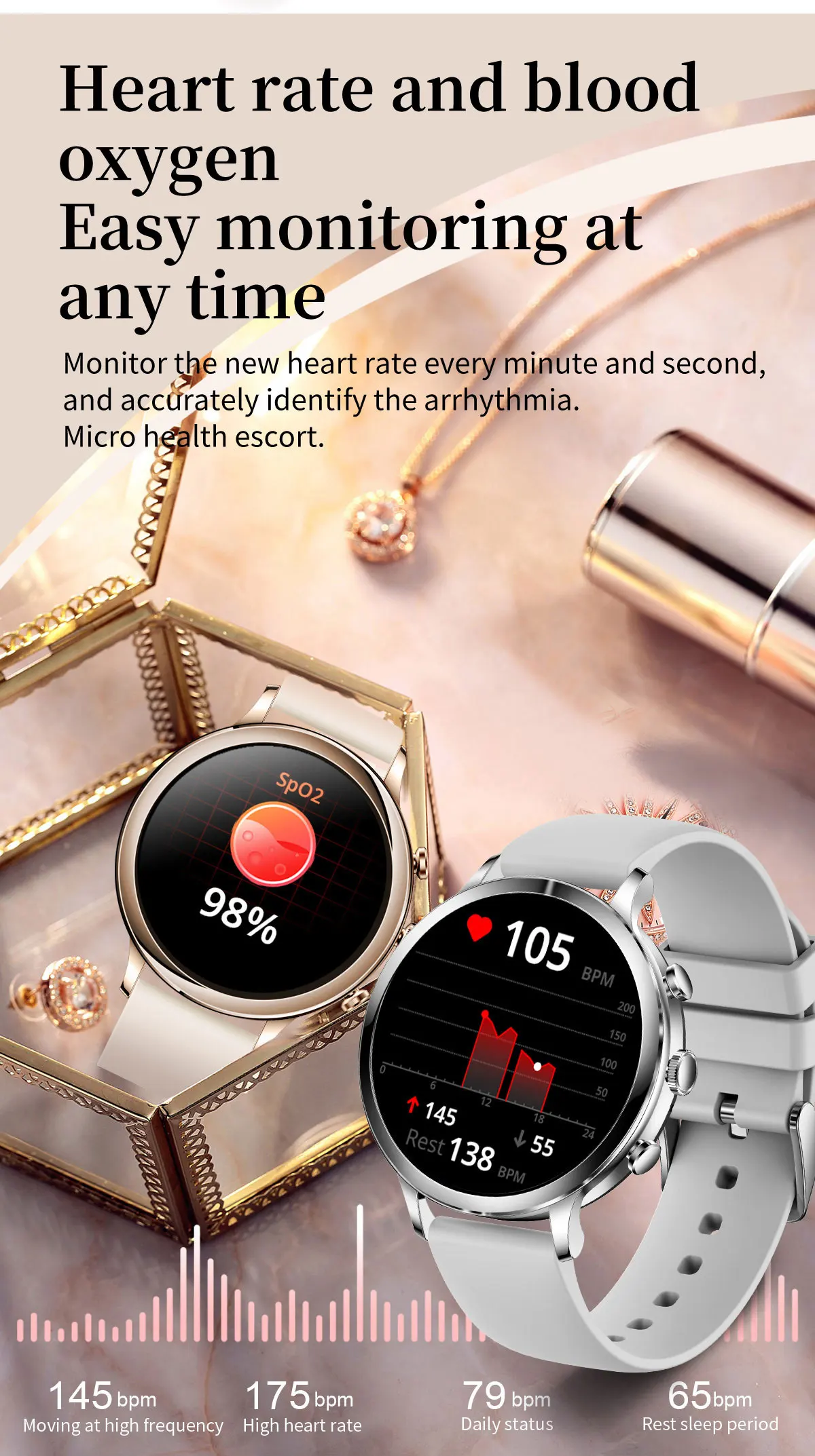 V61 Fashion Ladies Smart Watch 2026 1.39