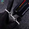3mm moissanite with black agate