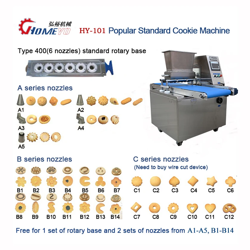 Cookie Machine, Depositor, Self Panning, Auto Traying