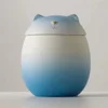 Gradient blue-cat shaped