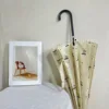 16-bone velvet bow-straight umbrella