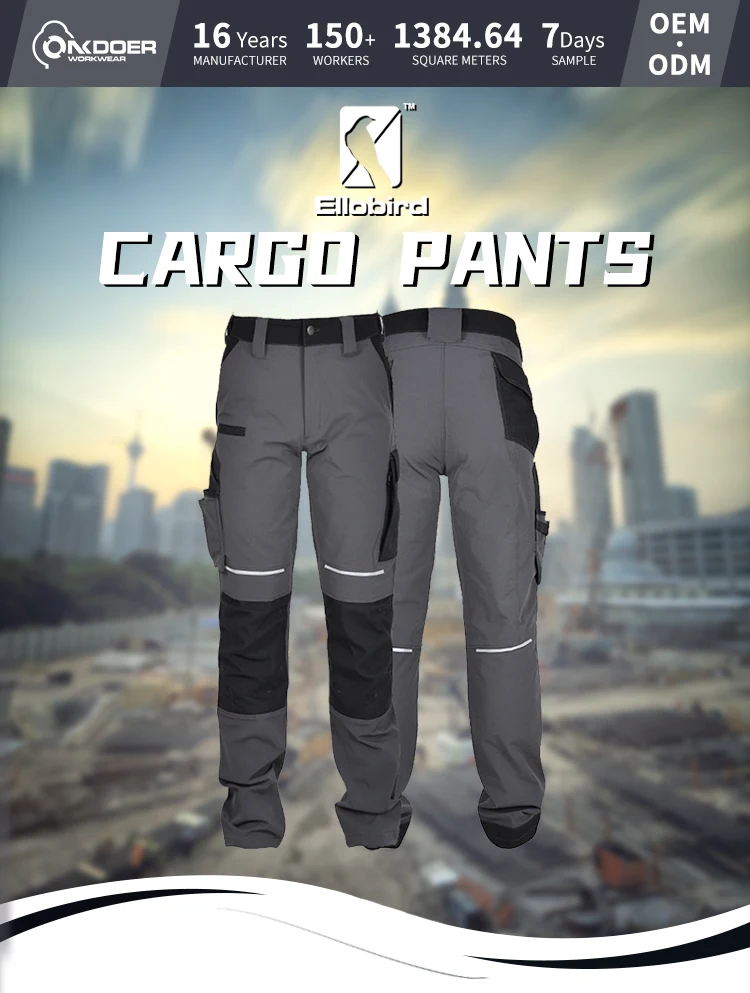 Hot Sale New Fashion Men's Pants Durable Workwear Wearresistant Worker