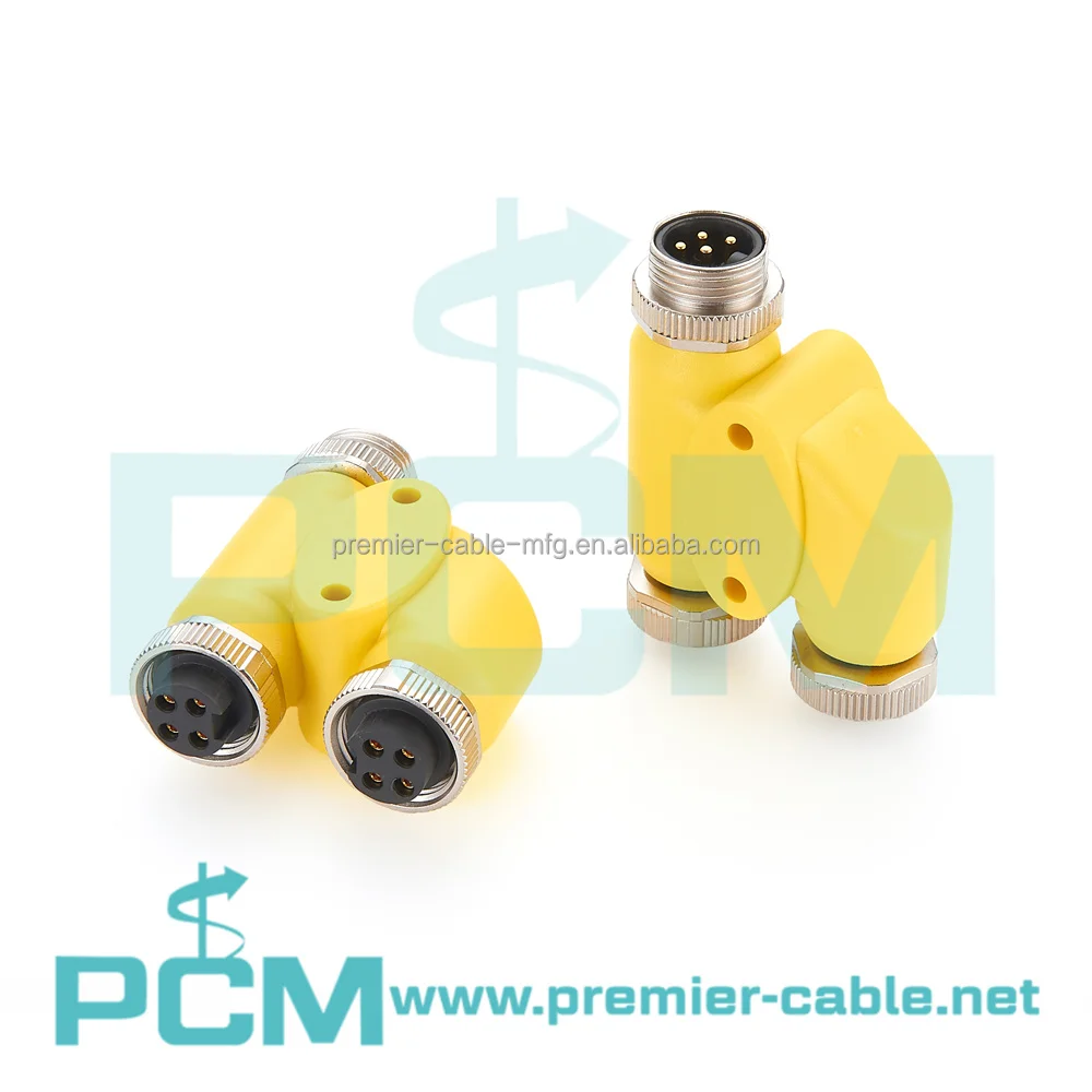 NMEA2000 Open Network 7/8'' Mini-C 4Pin H-Splliter Interbus Connector manufacture