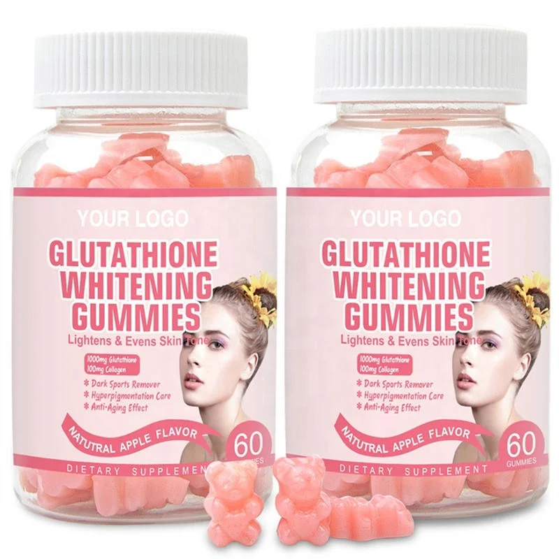 Private Label Glutathione Brightening Skin Whitening Gummies