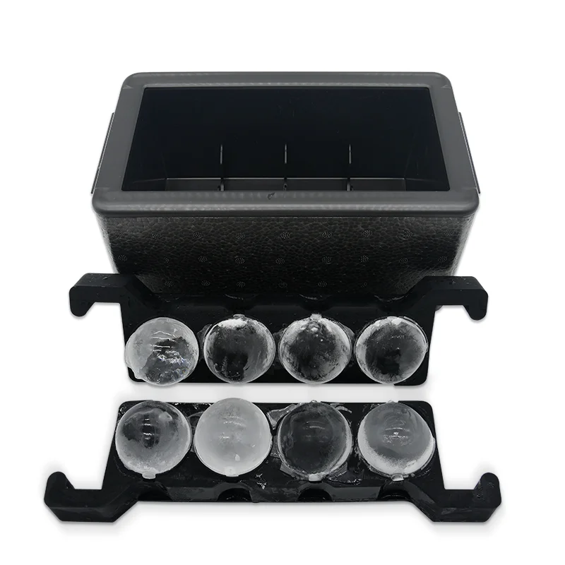 New 2 Inch Crystal Clear Ice Maker Bubble Free 8 Ball Sphere Whiskey