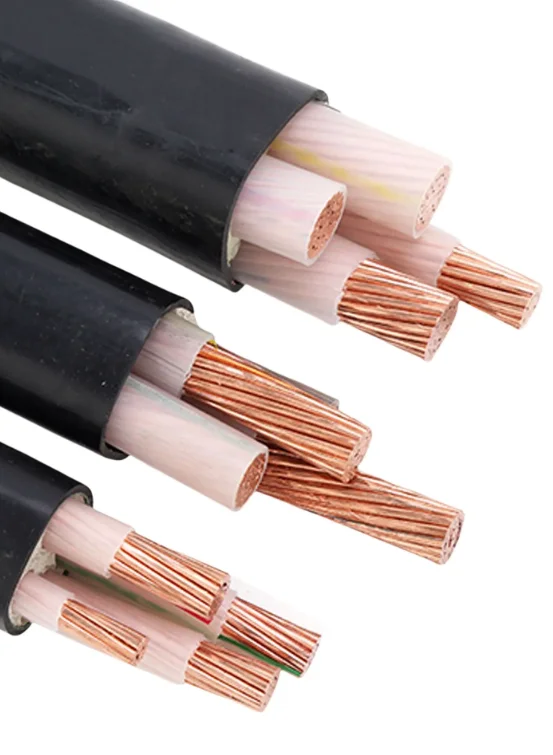 NYY/YJV Ventas directas de f&aacute;brica N&uacute;cleo de cobre XLPE aislado Cable de alimentaci&oacute;n con revestimiento de PVC multin&uacute;cleo de alta calidad
