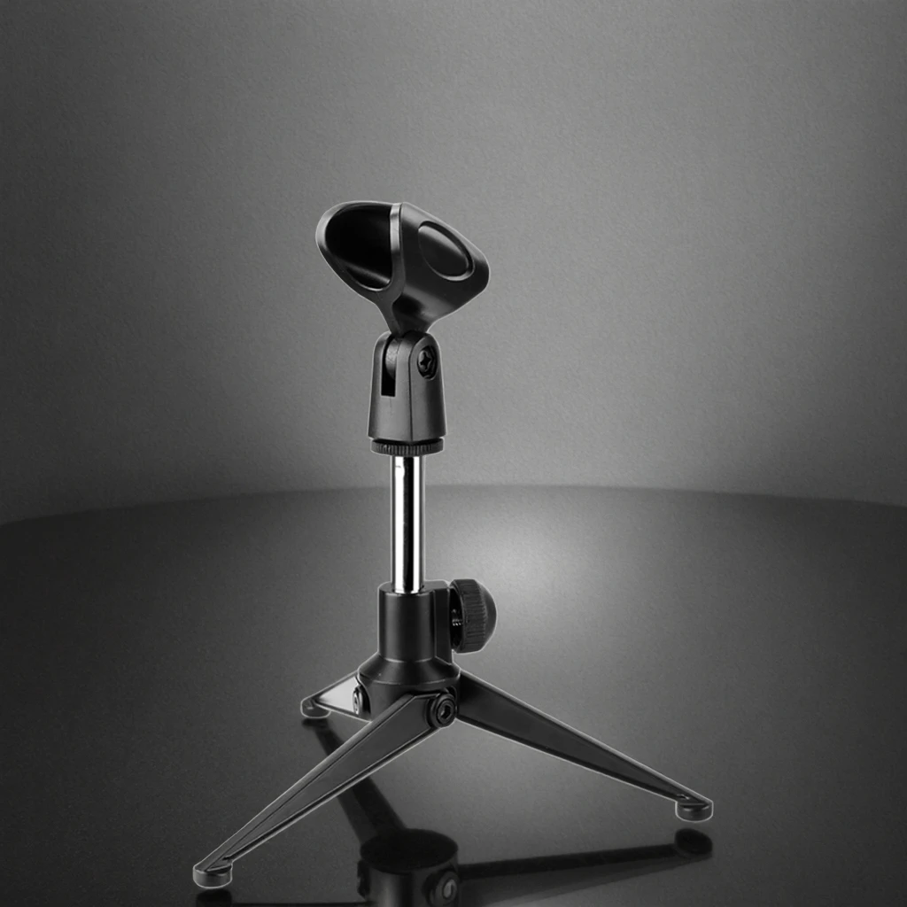 MS027 Yinyu DDP RTS Heavy Duty Adjustable Foldable Tripod Desktop Microphone Stand for for Studio & Live Use