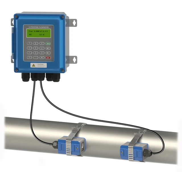 TUF-2000B TM-1 Customizable Ultrasonic Flow Meter Wall Mounted and OEM Supported for Liquid Medium DN50~700MM