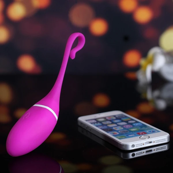 Realov Smartphone Controlled Mini Vibrator 100%silicone ultra Silent Moter USB Rechargeable Waterproof G-Spot Dildo
