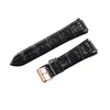 Boucle en or noir-rose-K1