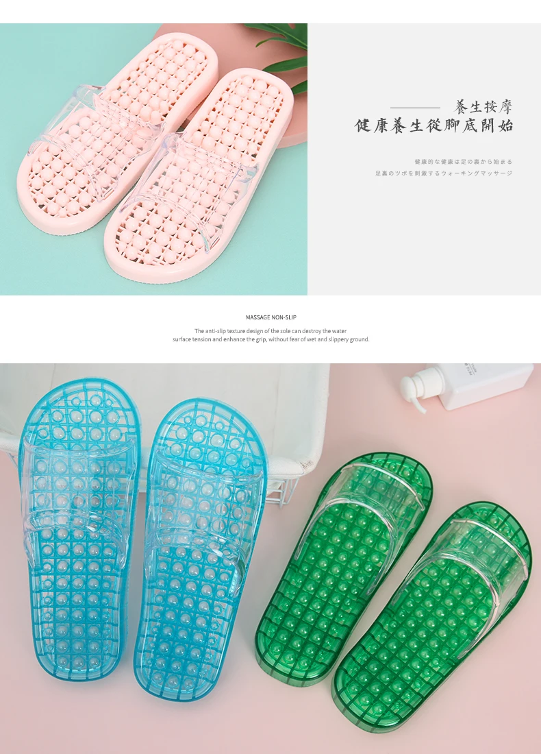 New Design Shiatsu Foot Massager Slides Acupuncture Massage Sandals/Slippers