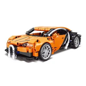 EPT Factory Speed Racing Car Building Blocks Bricks Toy with Pull Back Function for Vehicle Model