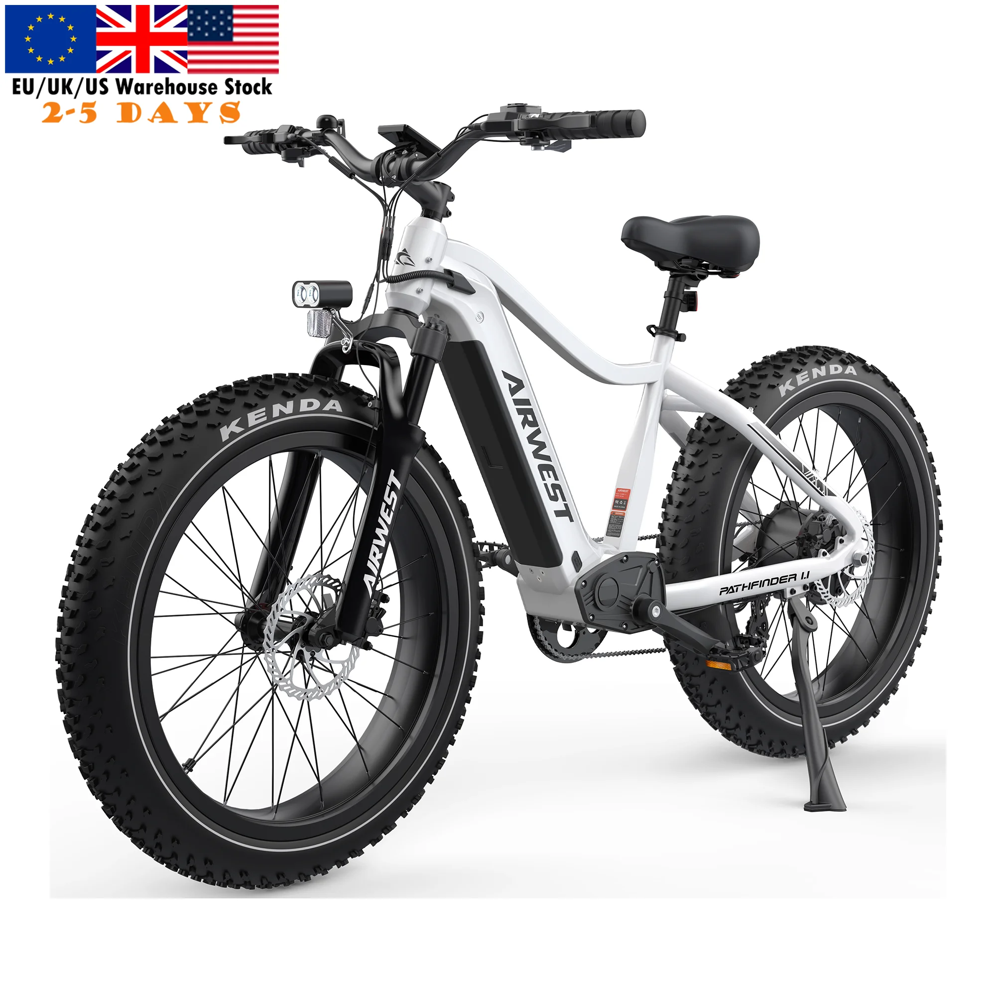 USA Stock 48V 15AH Fat Tire Electric Sport Mountain Long Rang Bike 750W LCD Display E Bike Wholesale for Adults