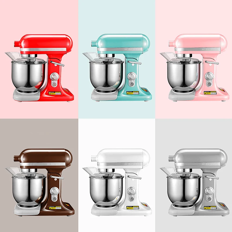 7L Syrup Fat Grease Milk Egg White Yolk Gel Margarine Paste Butter Sugar Wheat Flour Oil Cream Kitchen Dough Mixing Machine
