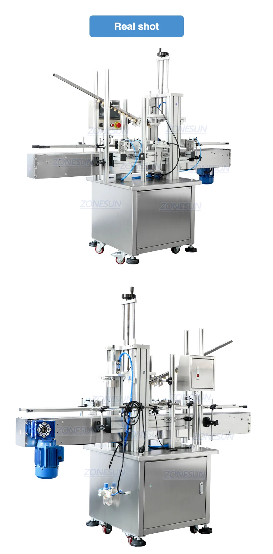 Zonesun Automatic Tcork Push Capper T Shape Corking Stopper Gin Wine Whisky Liquor Bottle Plug