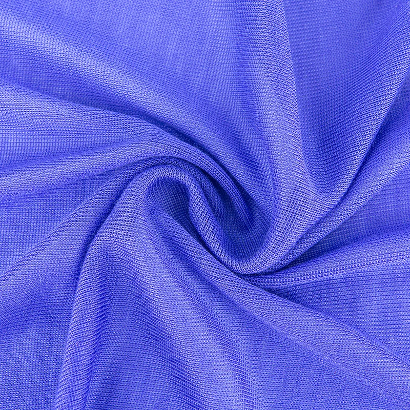 Высокая стойкость цвета экологически чистый биоразлагаемый материал Тенсел 1*1 ткань в рубчик для базовой рубашки нижней юбки модное