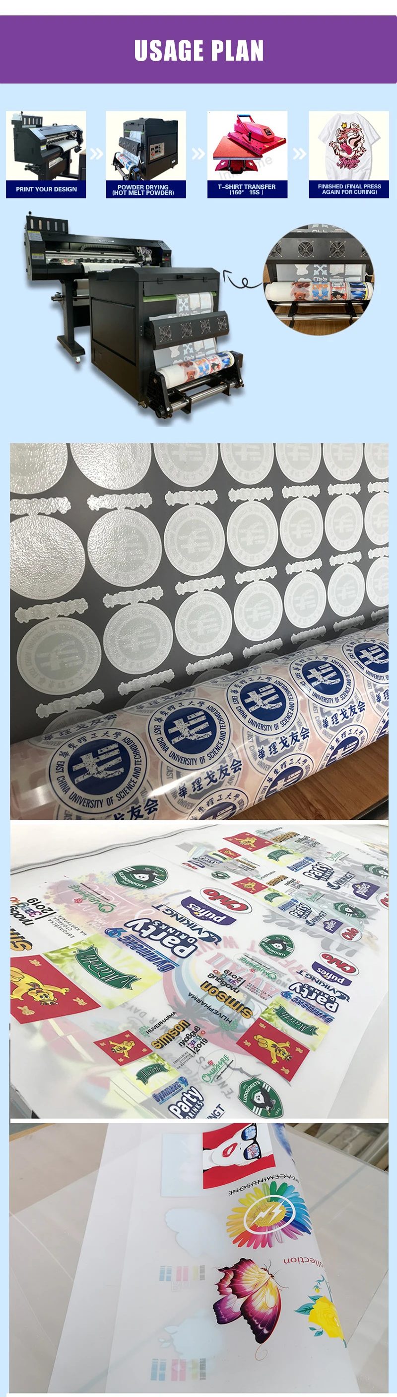 Wholesale 1kg 20kg DTF Hot Melt Adhesive TPU Powder DTF Hot Melt Powder ...