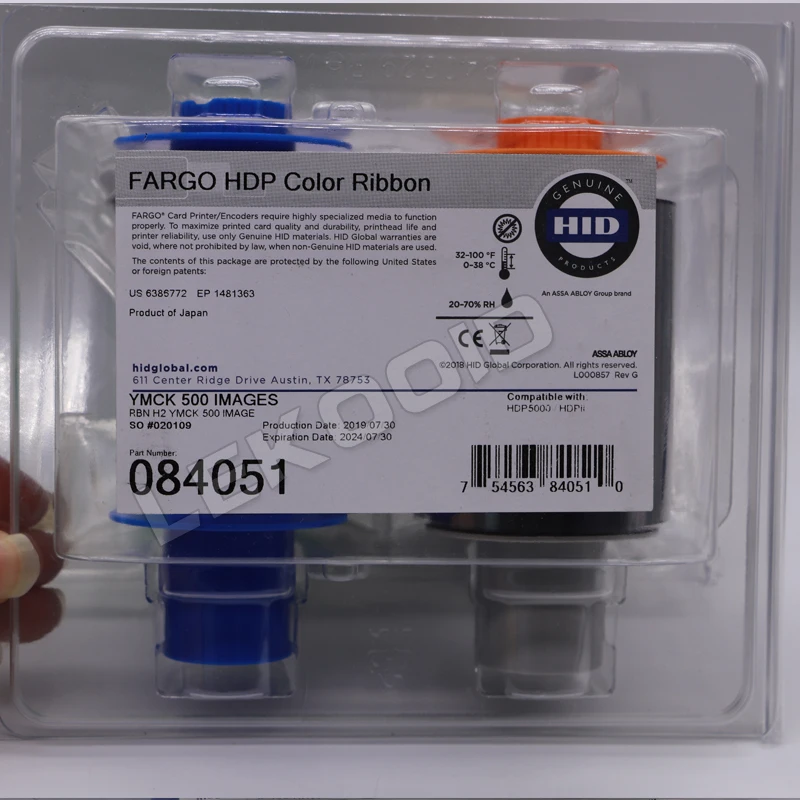 Original Fargo84053 Ribbon for Hidfargo HDP5000 Printer