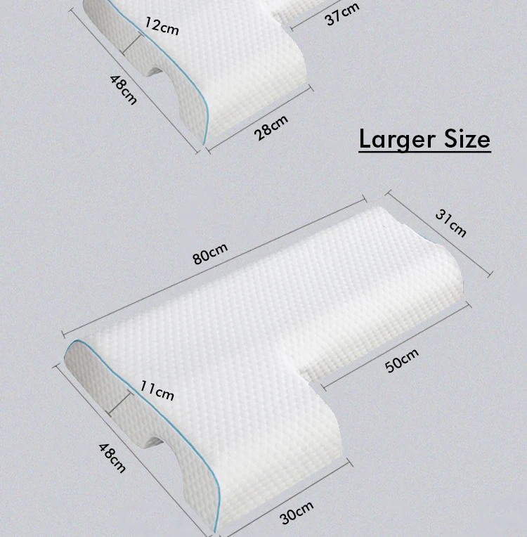 Hot Selling Factory Couple Pillow With Armhole Adjustable Memory Foam