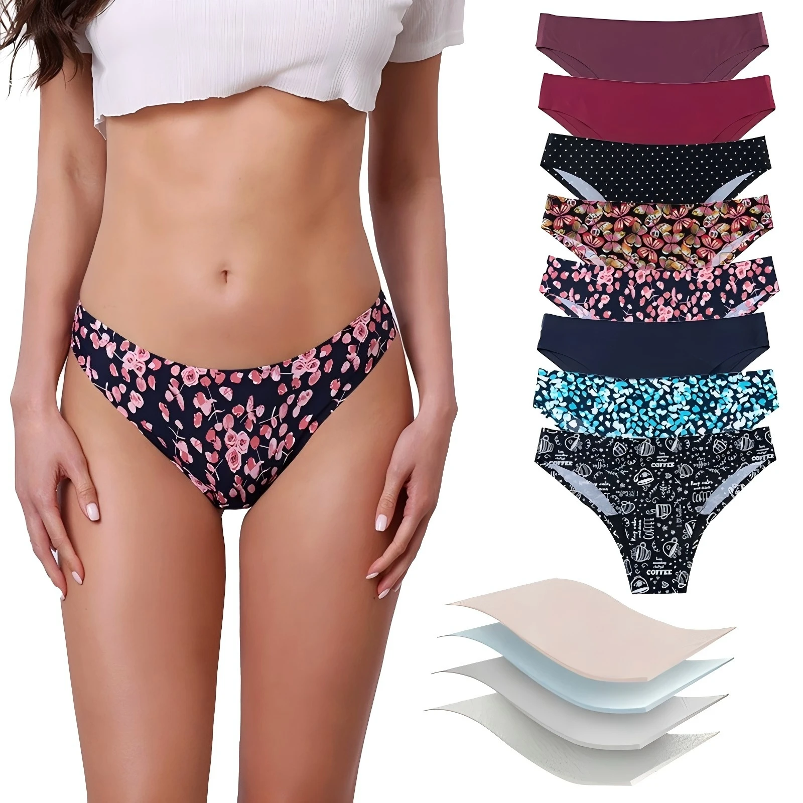 Teen Period Swim Bikini Brief colour and size reference