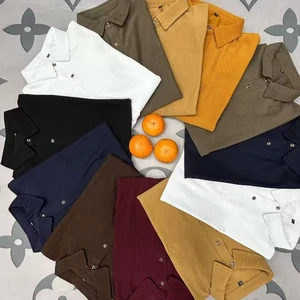 OEM Manufacture Bulk Custom Europe and the United States 2026 Summer New Men's Short Sleeve T-shirt Casual Polo Shirt Men