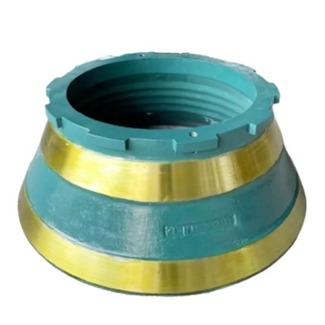 ZhiXin New Crusher Mining Machinery Parts High Manganese Steel Socket Bowl Liner Casting Processing for Ore Mining