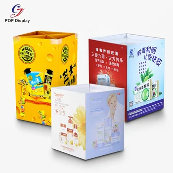 FoShan China Supplier Custom POP Cardboard Retail Dump Bin For Chocolate Promotion Store Bins Candy Dumpbin Display