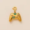 Console di gioco dorata