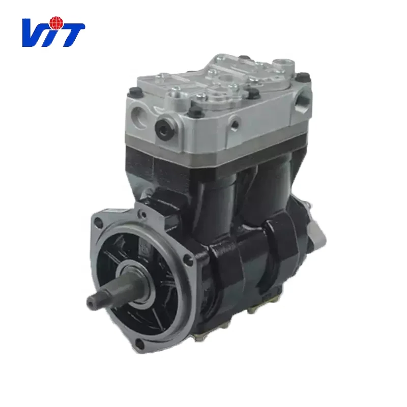 VIT 504308843 CNOR-BREMSE LP4857 K022249N00 Twin Cylinder Compressor Use For IVE  Truck