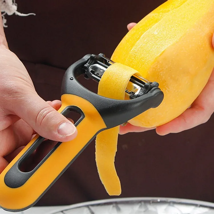 Профессиональные Кухонные гаджеты 3 в 1 кухонная овощерезка с острыми лезвиями из нержавеющей стали для фруктов открывалкой бутылок