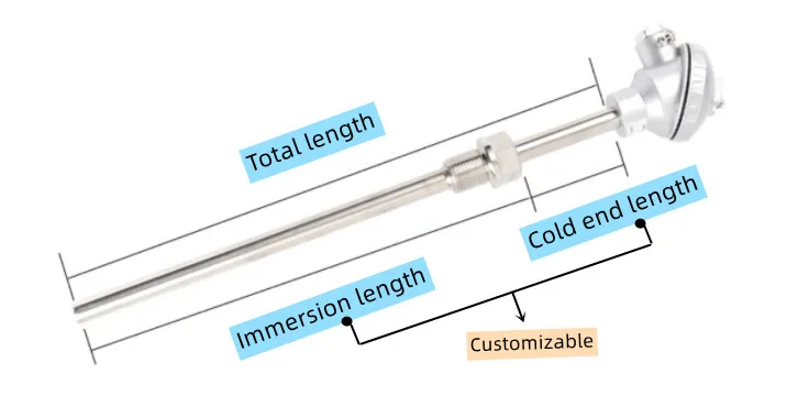 Thermocouple K-Type Pt100 Sensor